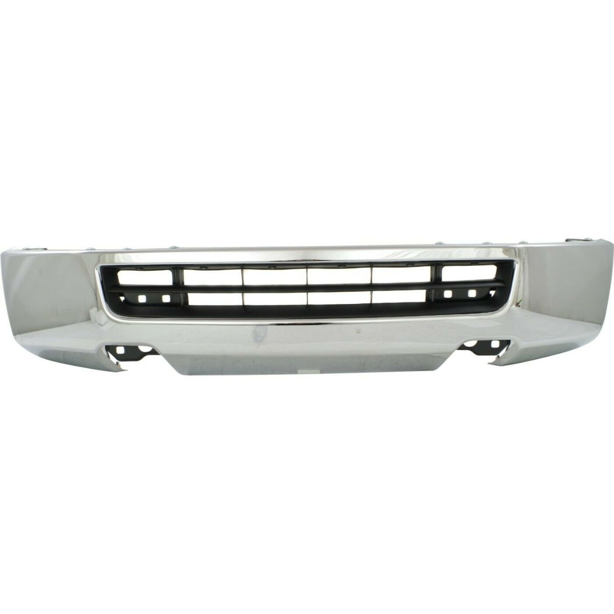2012–2021 Nissan NV1500–NV3500 Front Bumper | Chrome Steel | No Fog