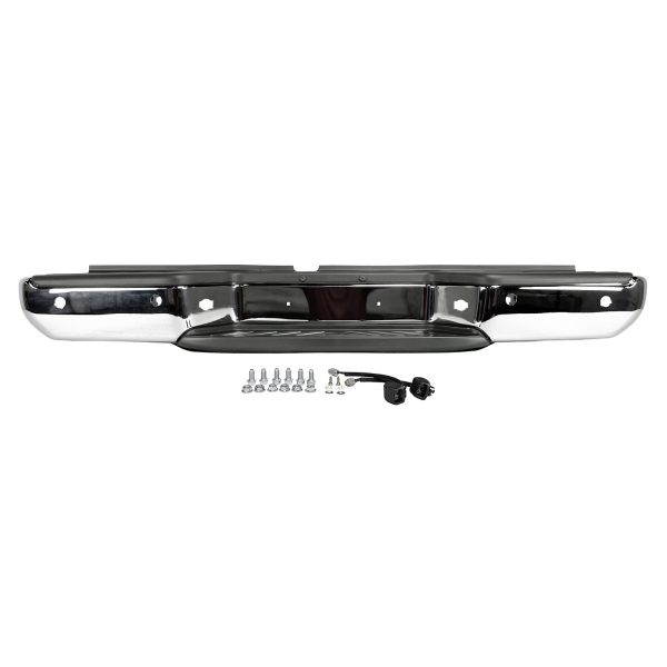 New Chrome Steel Rear Bumper for 2013-2021 Nissan Frontier w/ Park