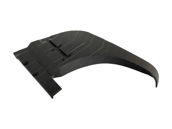 Pair Of Rear Bumper Step Pad Covers For 2007-2014 Toyota Tundra - Driver & Passenger Side, Black, Direct Snap-On Replacement