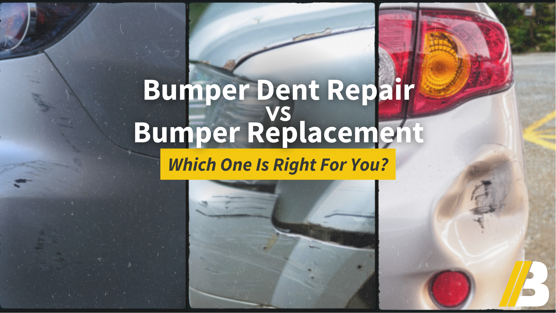 Bumper Dent Repair VS Bumper Replacement With Bumpers That Deliver