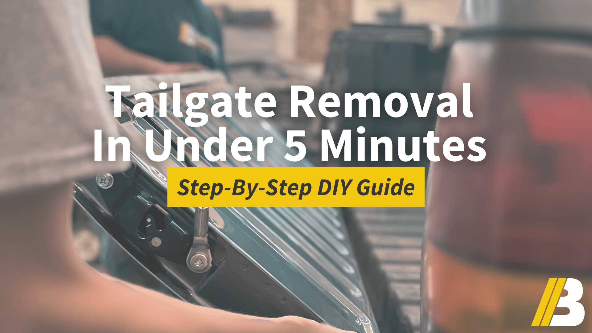 How To Remove Your Chevy Silverado Truck Tailgate In Under 5 Minutes!