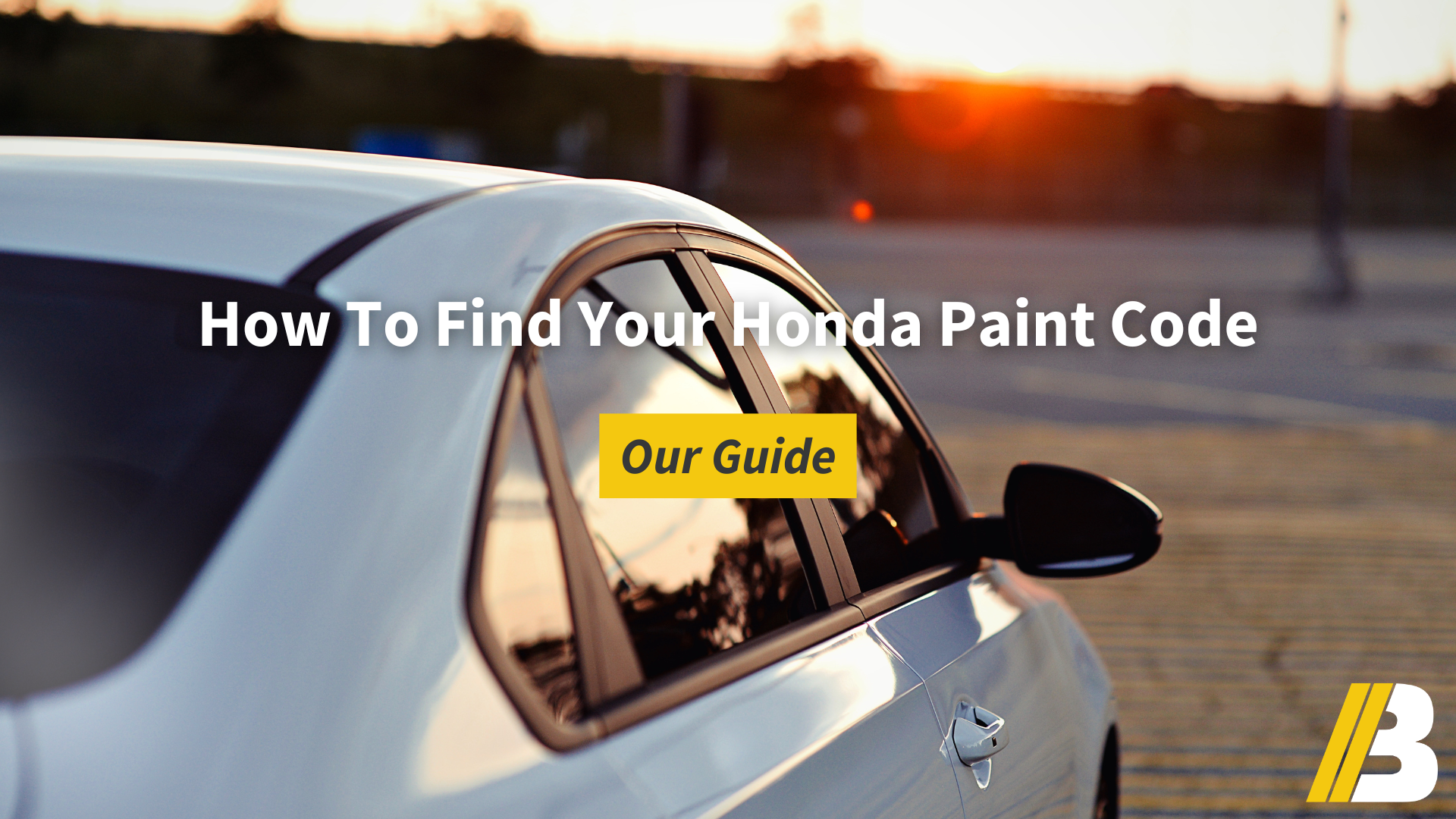 How To Find Your Honda Paint Code