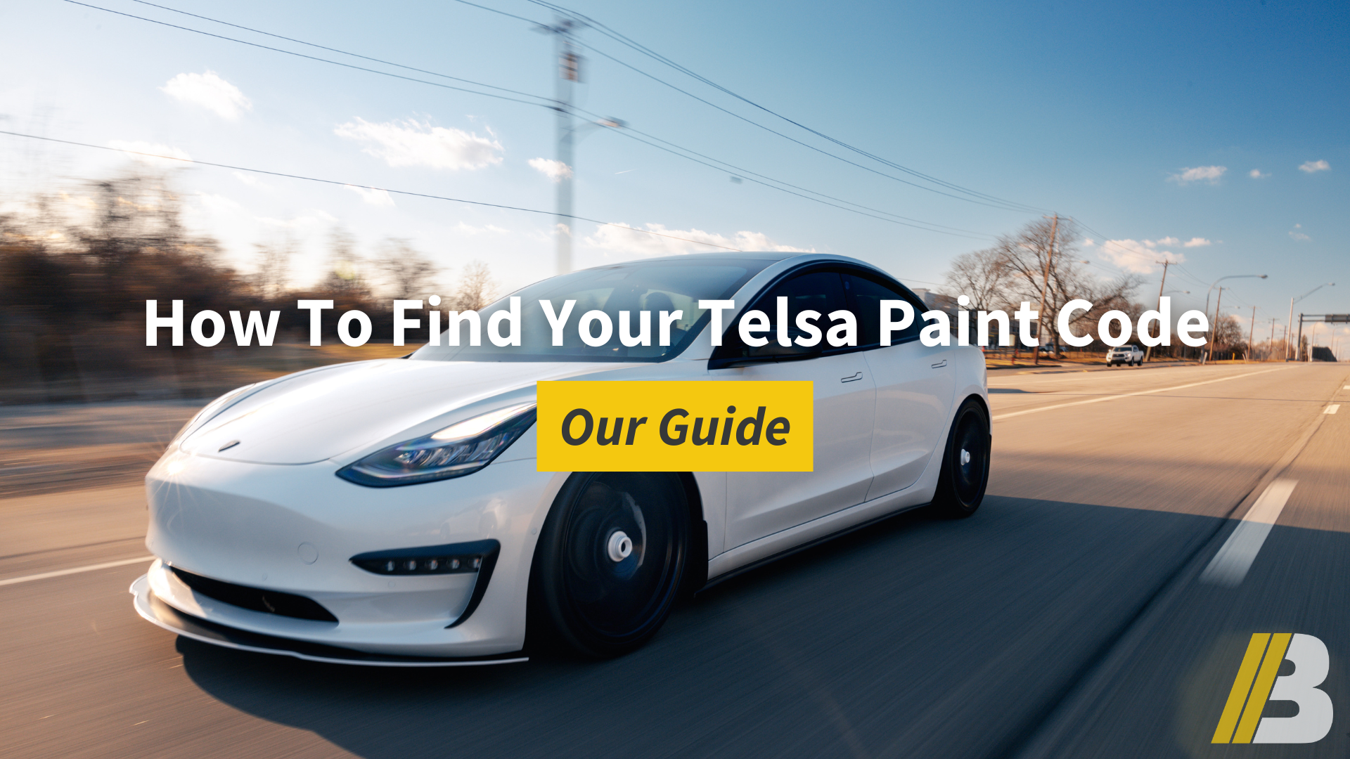 HOW TO FIND YOUR TESLA PAINT CODE